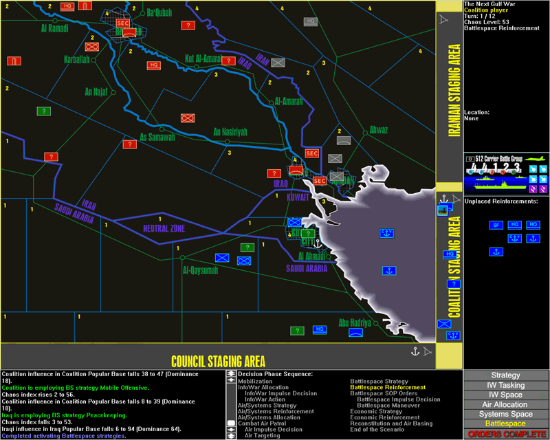 The Battlespace display